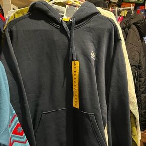 Men’s Quicksilver size medium hooded sweatshirts, 22 pit to pit